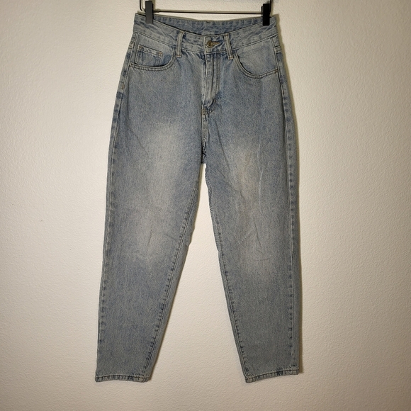 Shein High Waisted Straight Leg Denim Jeans size 6 Small Petite - Picture 1 of 6